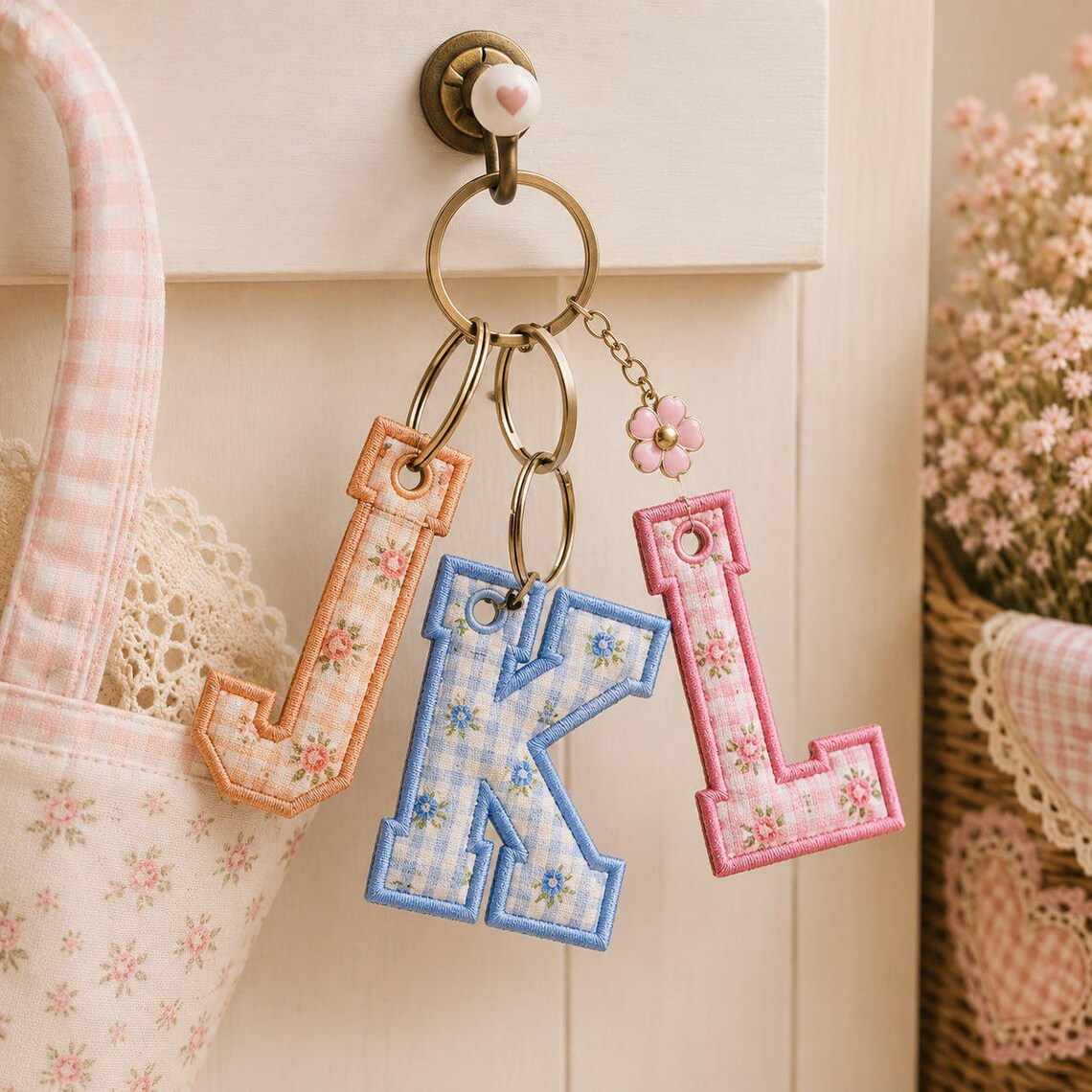 ITH Alphabet Bag Tag Embroidery Font, BX Font, Monogram A-Z, In The Hoop Backpack Charm, Girls School Bag Tag, dst,des, exp, jep, vp3